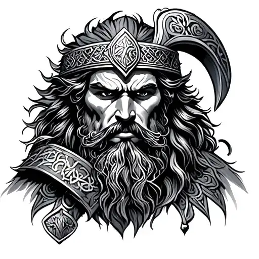 Ancient Irish Warrior