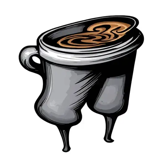 Coffee Cup With Legs
