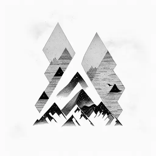 Mountain And Forest Forearm