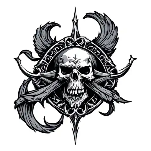 Gothic And Metal Band Logo