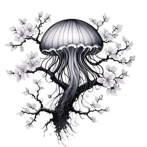Jellyfish Cherry Blossom Tree