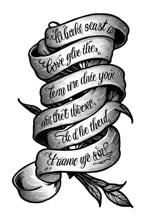 Poetic Quote Written