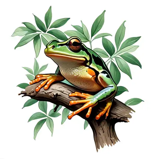 Coqui Frog On A Tree