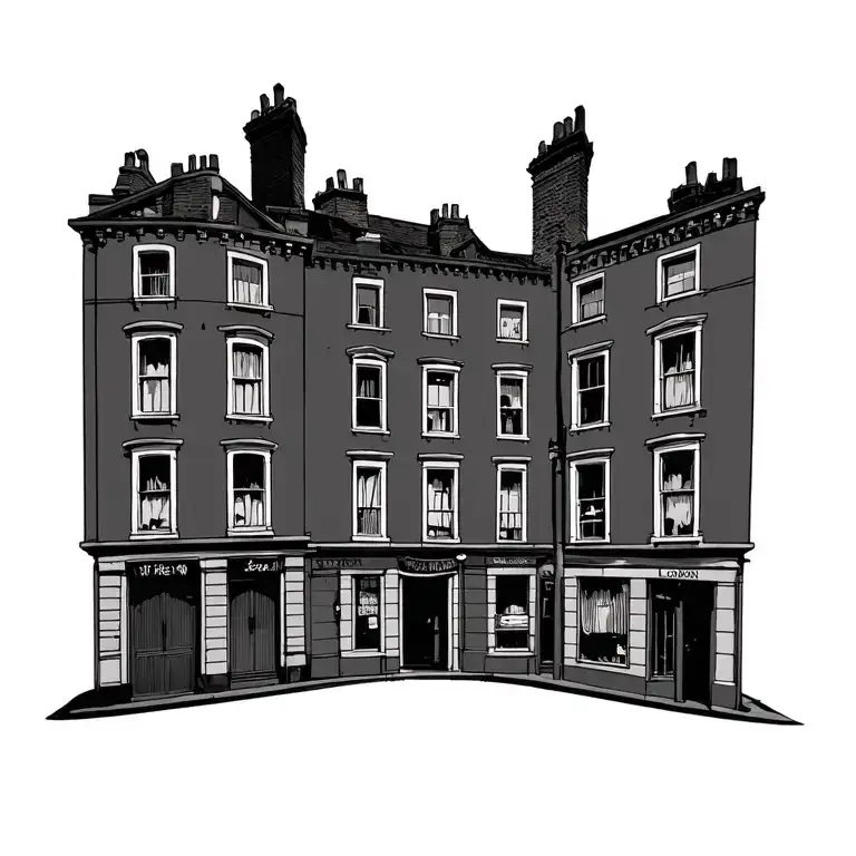 London 1800S Street Corner