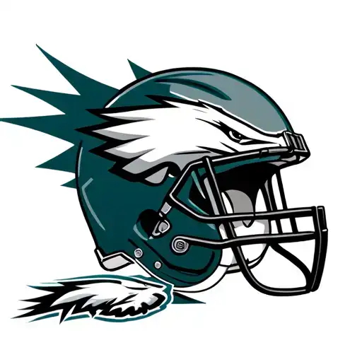 Philadelphia Eagles Football Helmet Logo