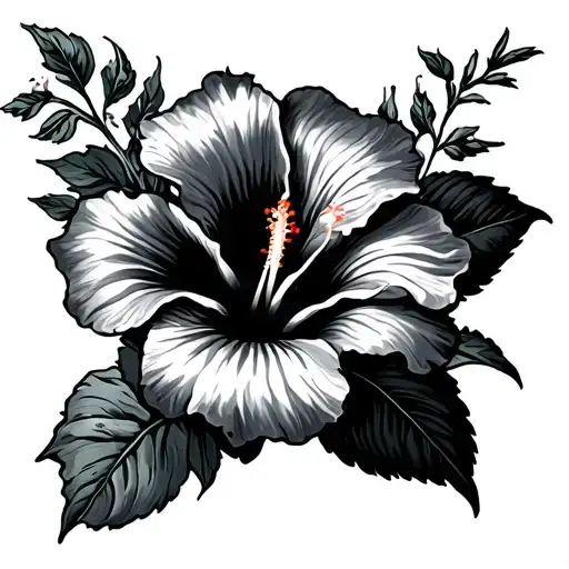 Sagittarus Scorpio Hibiscus Flower