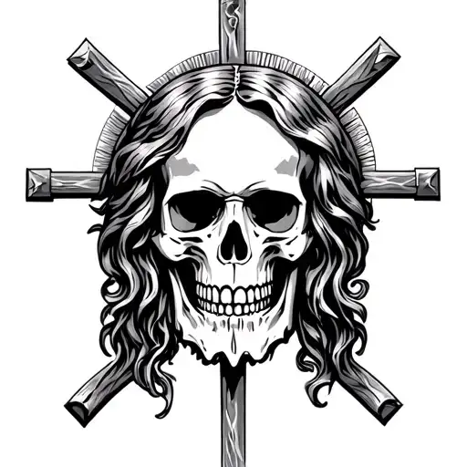 Skull Jesus Christ