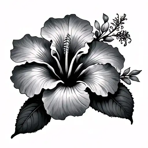 Sagittarus Scorpio Hibiscus Flower