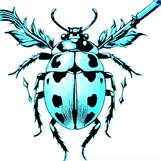 Lady Beetle And Bow And Arrow Design