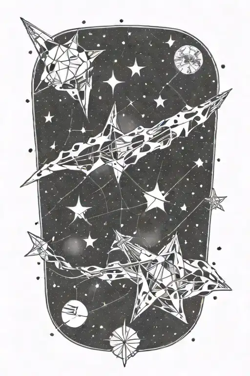 An Inspiring Quote Written In The Stars With A Constellation Background