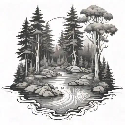 Forest And Water