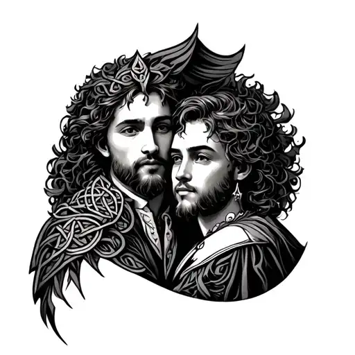 Father An Son Scottish Celtic