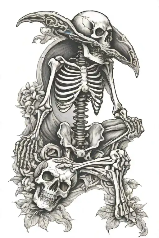 Skeleton Memento Mori Death Horror