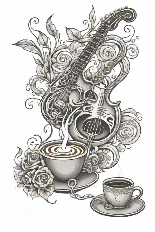 Music And Coffee Flowing In My Veins Like Blodd