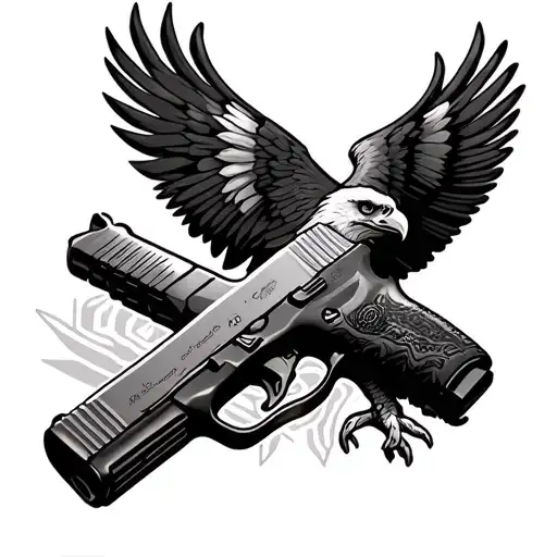 Eagle And Glock 17