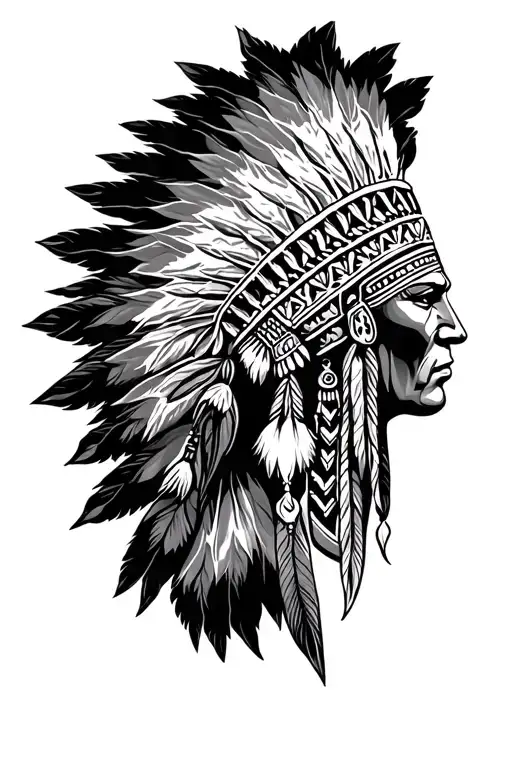 Indian Cheif Head Dress Astec