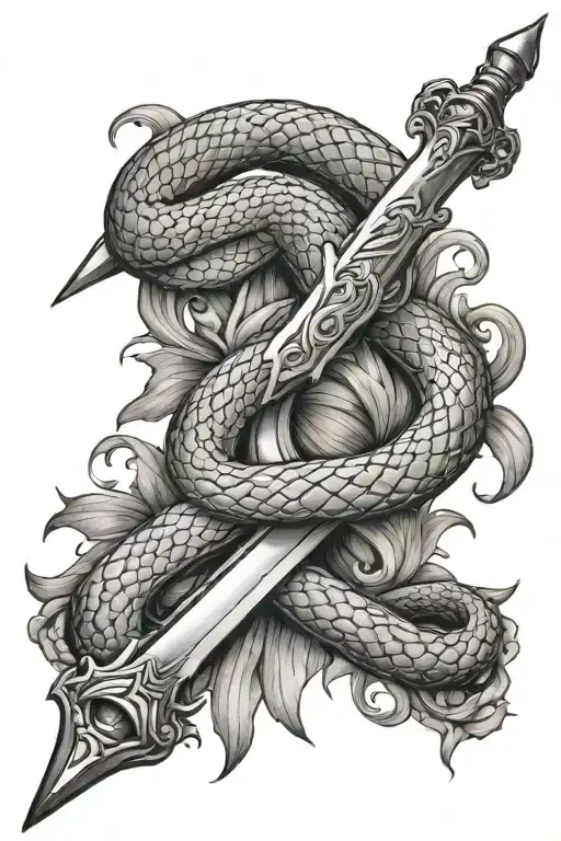 Sword And Snake Feminine