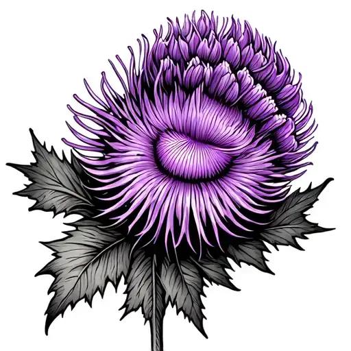Scottish Thistle Purple