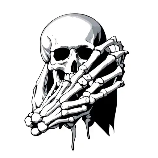 Sucubus Being Choked With Skeleton Hand