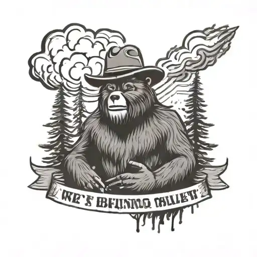 Smokey The Bear Saying We're Burning Daylight