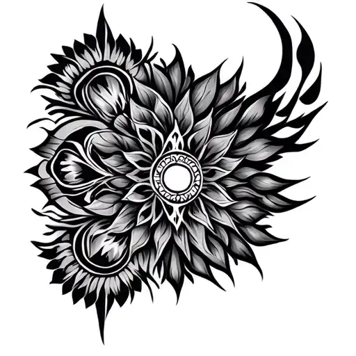 African Tribale Tatoo Design
