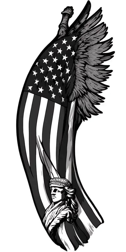 We The People American Flag Sleeve