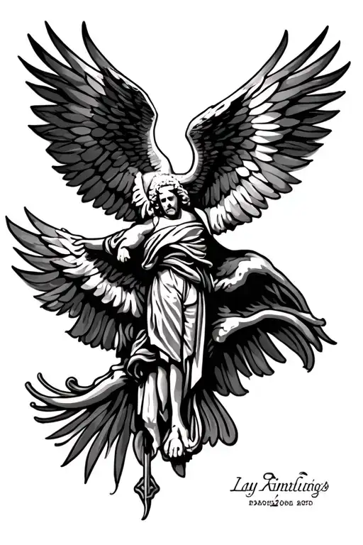 Christian Sleeve That Is Also American Themed Tattoo Incorporating