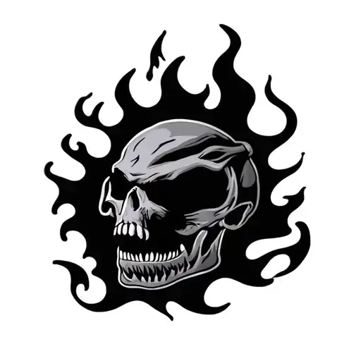 Broker In Fire Flames