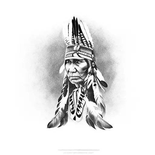 Native American Indian Forearm Sleeve