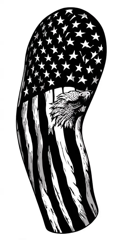 We The People American Flag Sleeve