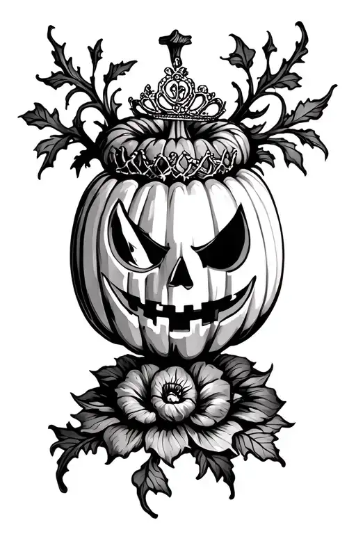 Pumpkin With A Tiara