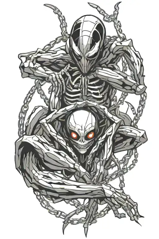 A Phantom Troop Spider With Kurapika's Chain