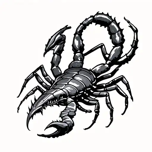 Scorpion Climbing Mountain Peak