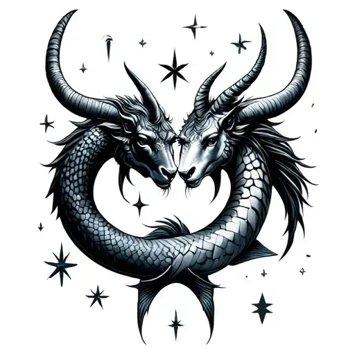 Pisces And Capricorn Star Signs Combined Together