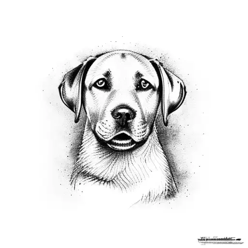 Labrador Dog With A Sock