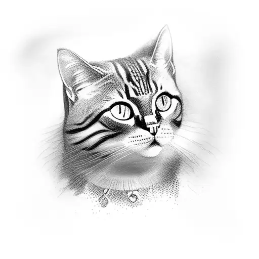 A Mystical Dark Forest Scene With A Cat Sitting On A Vintage Car