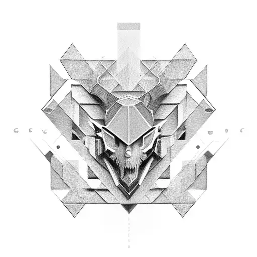 Geometric Design Inspired By Car Engine Parts