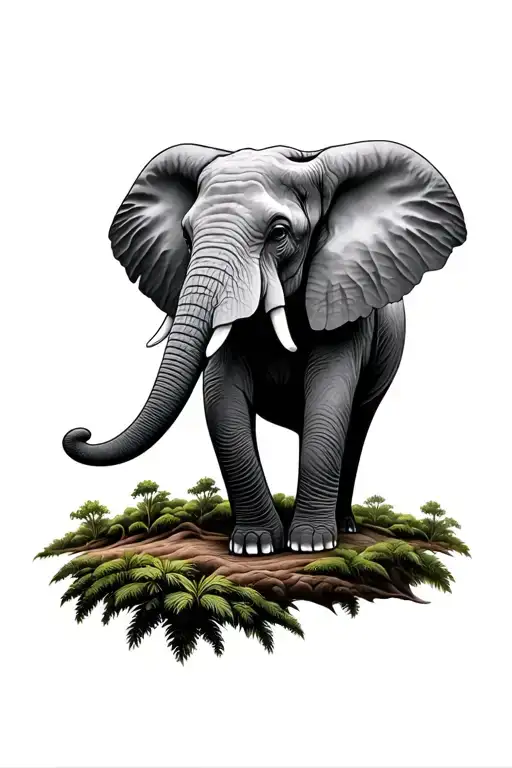 Emory Tree Growing Elephant Head