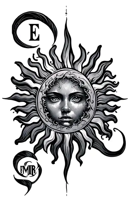 Sun And Initials Emr