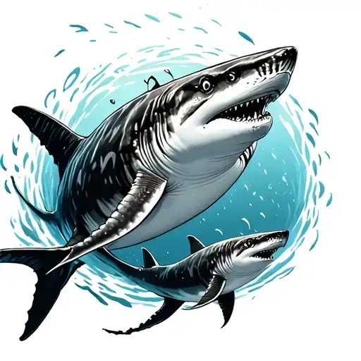 Scuba Diving With Hammerhead And Whale Shark