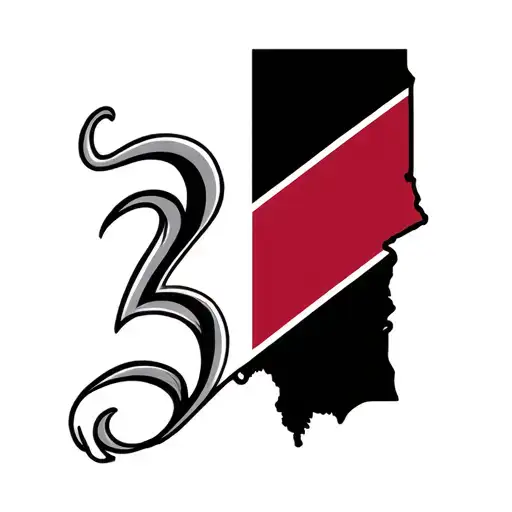 Indiana And Florida State Flag