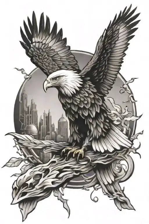 Chemistry With Eagle Flying