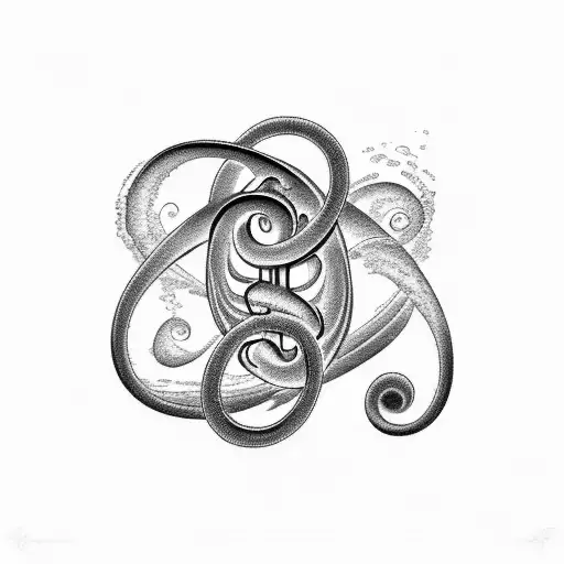 An Ocean Wave Shaped Like A Treble Clef