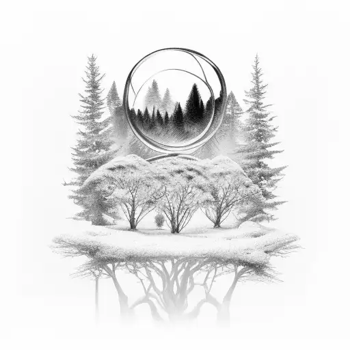 Forest Farm Elements Scattered Throughout The Design