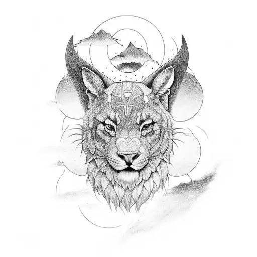 Line Work For Forearms Aggressive Animal And Peace And Trouble