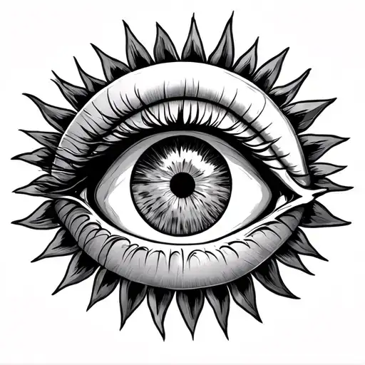 One Eye With A Sun Inside