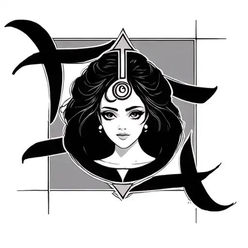 Tiffanie In Script With A Symbol