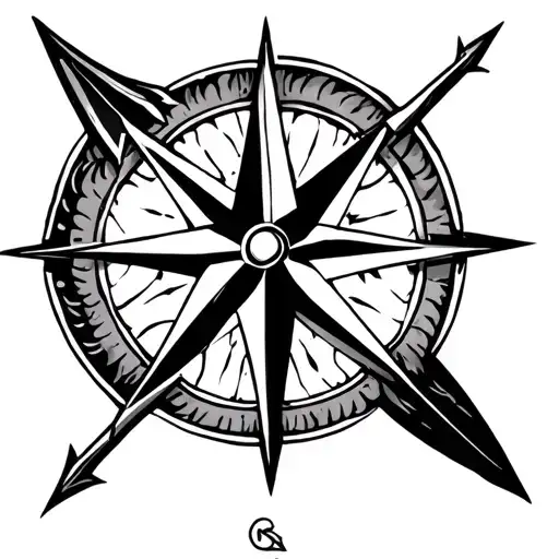 Arrow Viking Compass