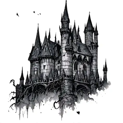 Scary Gothic Castle