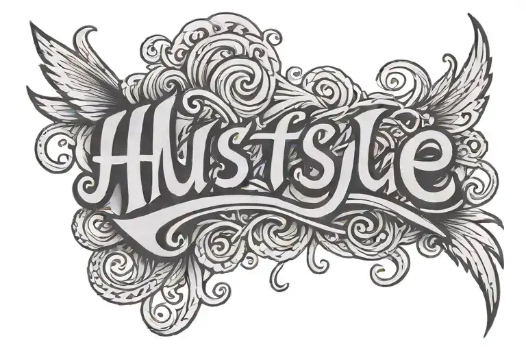 Hustle Lettering